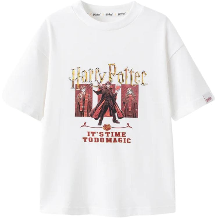 Футболка BALABALA X Harry Potter Совместная детская футболка с коротким рукавом на лето - изображение 3