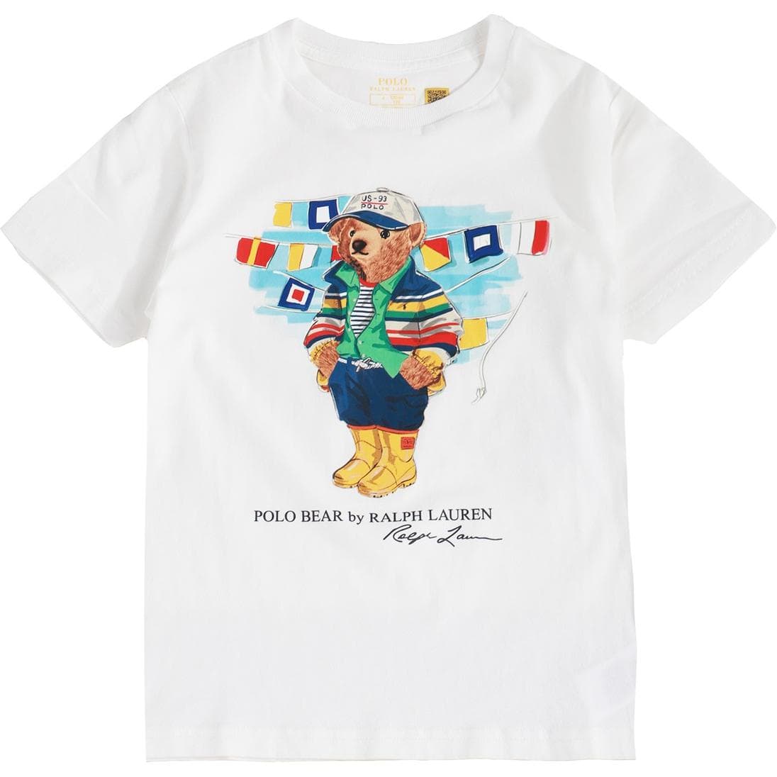 Футболка Polo Ralph Lauren T-рубашка стандартная белая детская - изображение 1