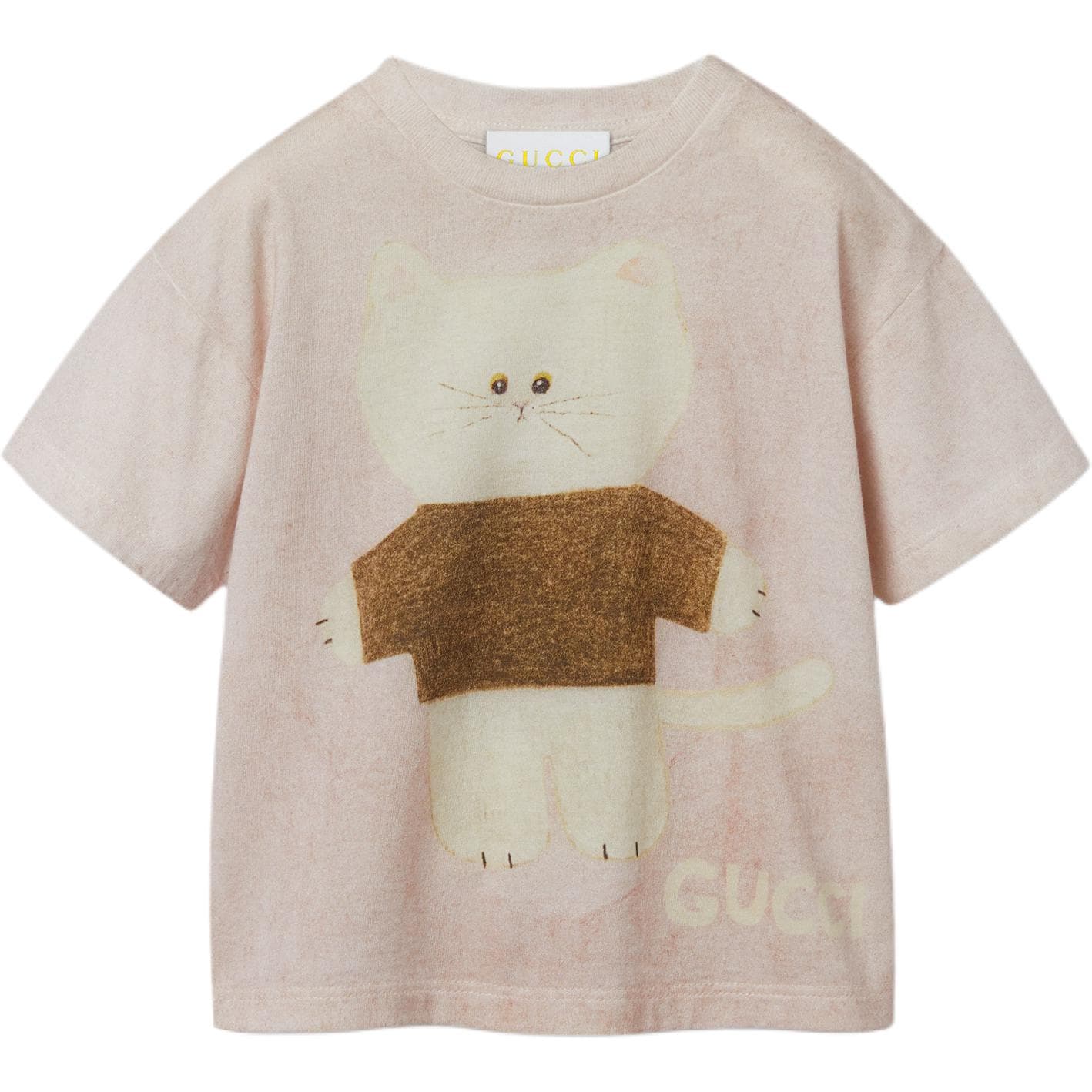 Футболка Gucci T-рубашка FW24 Бежевый для младенцев и малышей - изображение 1