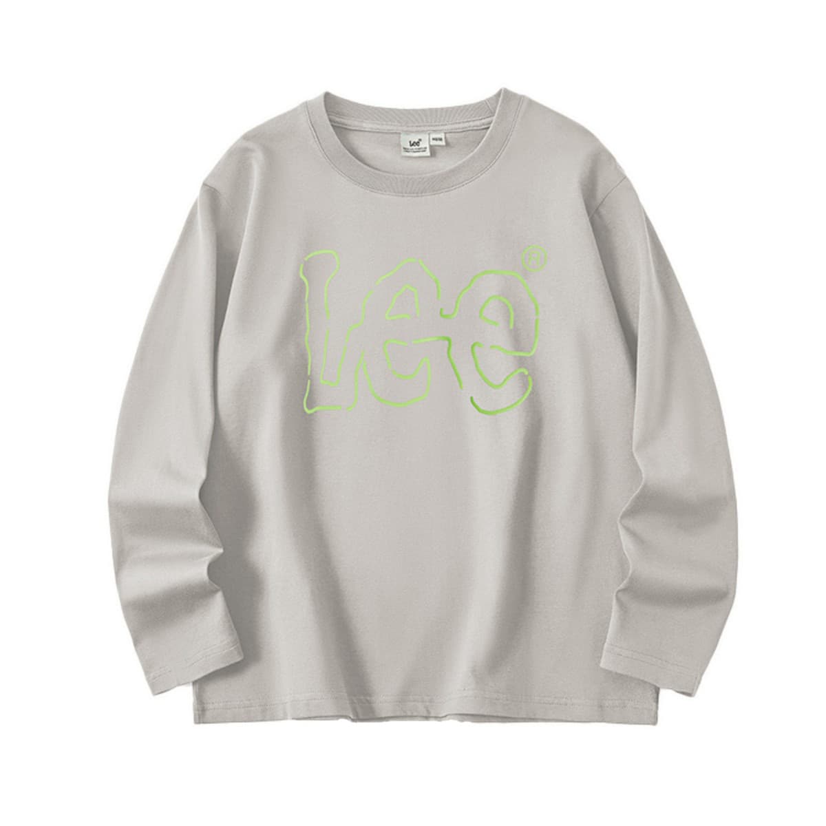 Футболка LEE KIDS T-рубашка Светло-серая Унисекс - изображение 1