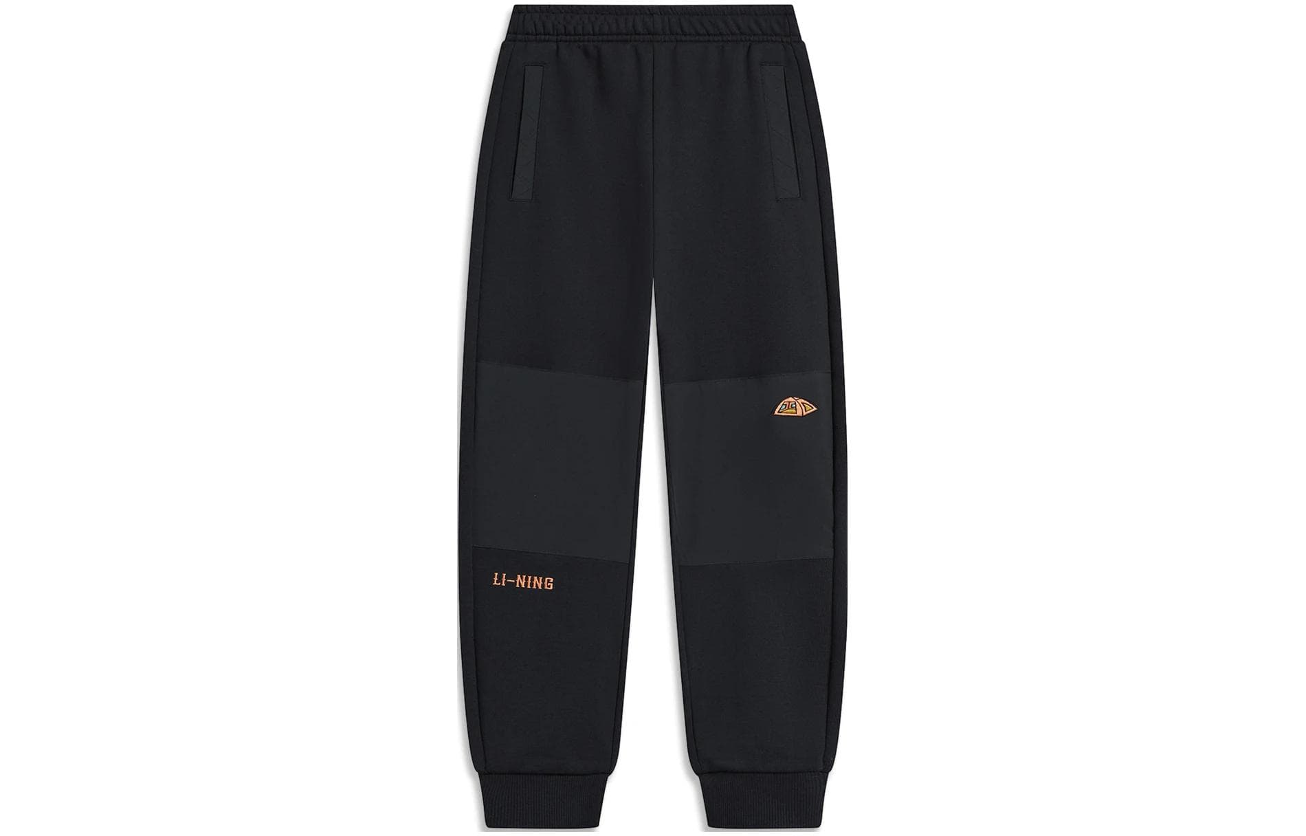 Li NING Young Спортивные трикотажные брюки Sports Life Collection Черный Детский - изображение 1