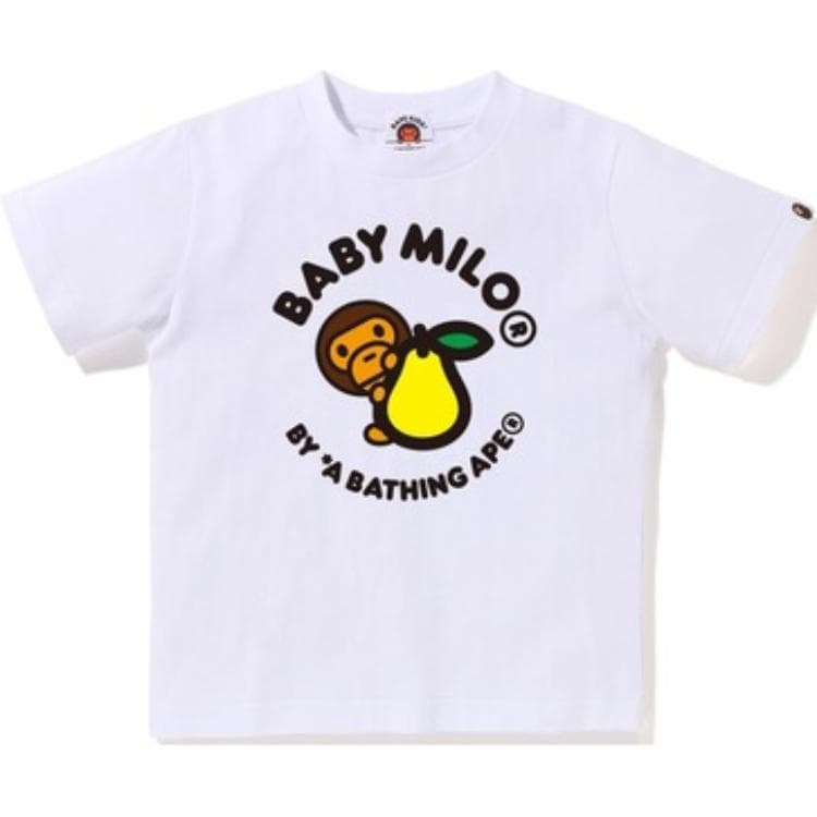 Футболка A BATHING APE T-рубашка белая детская - изображение 1