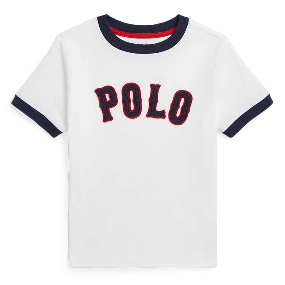 Футболка Бейсбольная рубашка Polo Ralph Lauren логотип хлопок полотняное переплетение трикотажная ткань T-рубашка - изображение 1
