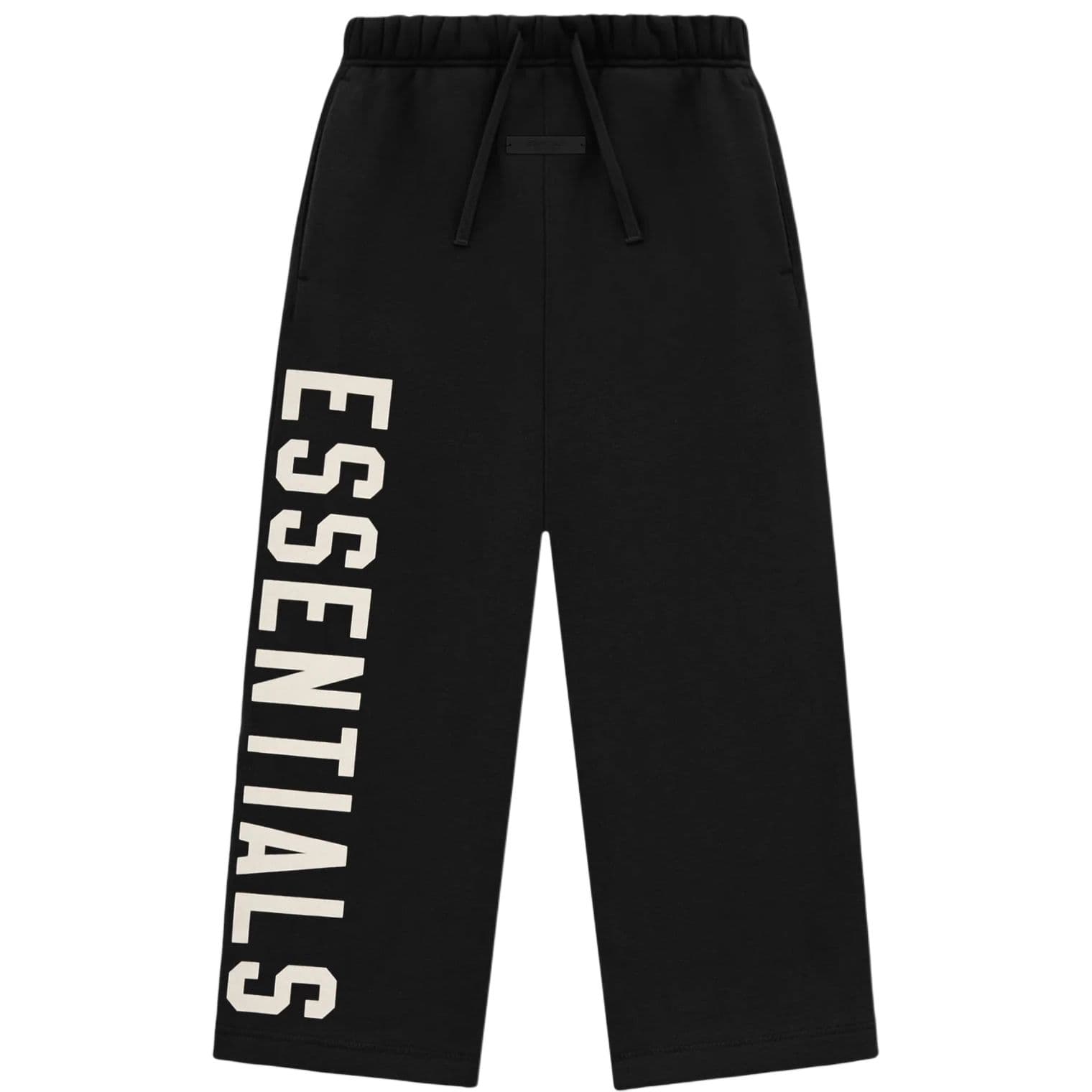 Fear of God ESSENTIALS Спортивные трикотажные брюки Kids Флис Расслабленные Свитшот Обсидиановый черный Черный Детский - изображение 1