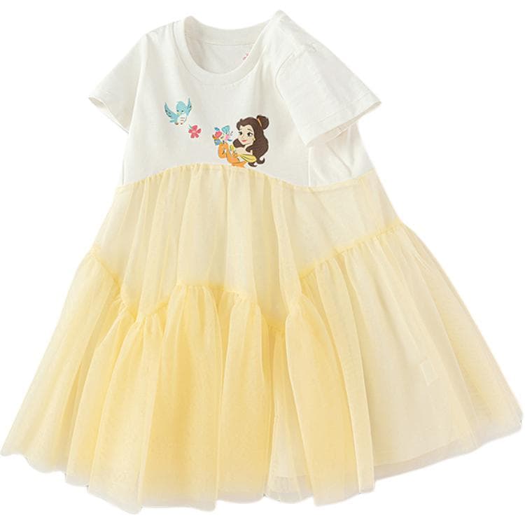 BALABALA X DISHINI LIANMINGKUAN Платье экрю для детей возраст 3-7 лет - изображение 1