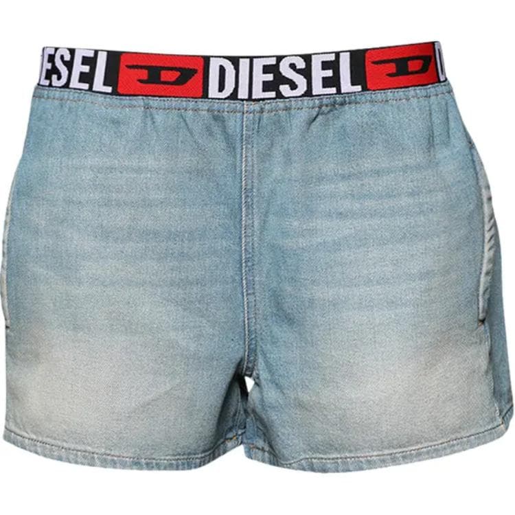 Diesel Джинсовые шорты Женские Светло-синие - изображение 1