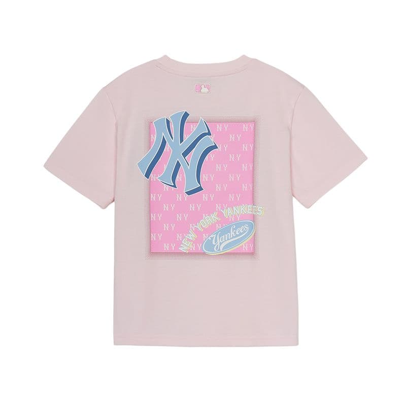 Футболка mlb Classic Monogram Футболка SS25 Светло-розовый Детский - изображение 1