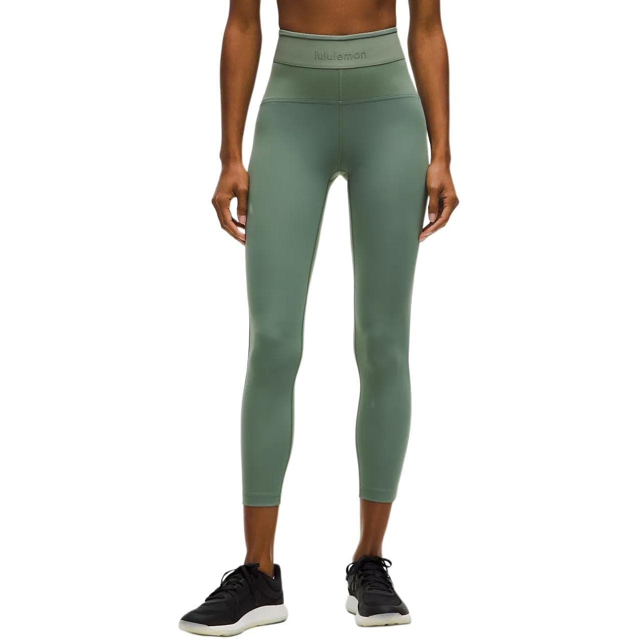 Штаны Lululemon License to Train Спортивные брюки 25" Женские Серый эвкалипт - изображение 1