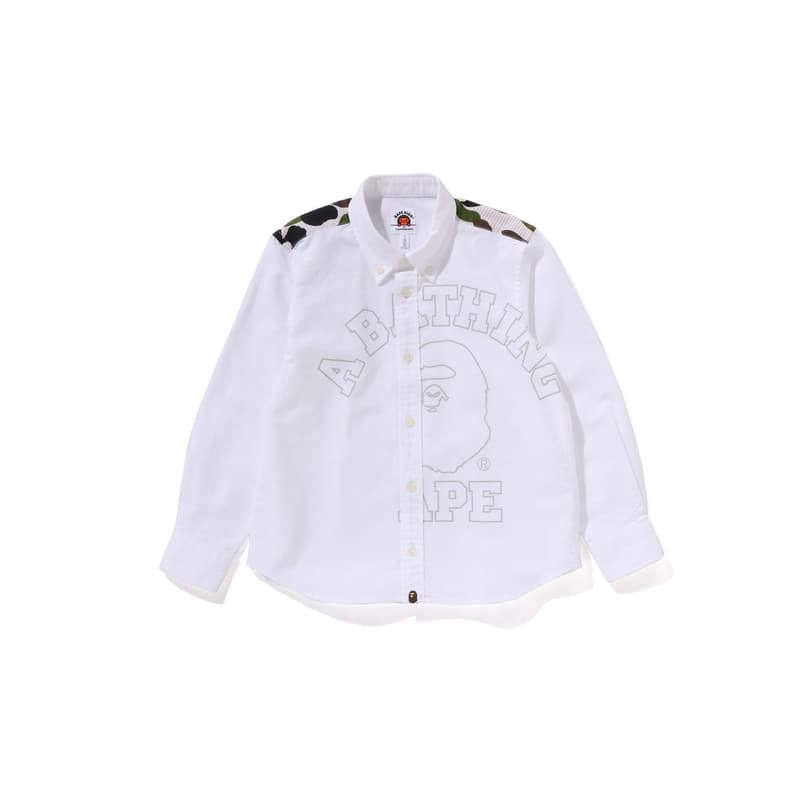 A BATHING APE Повседневный Рубашка SS25 Детский - изображение 1