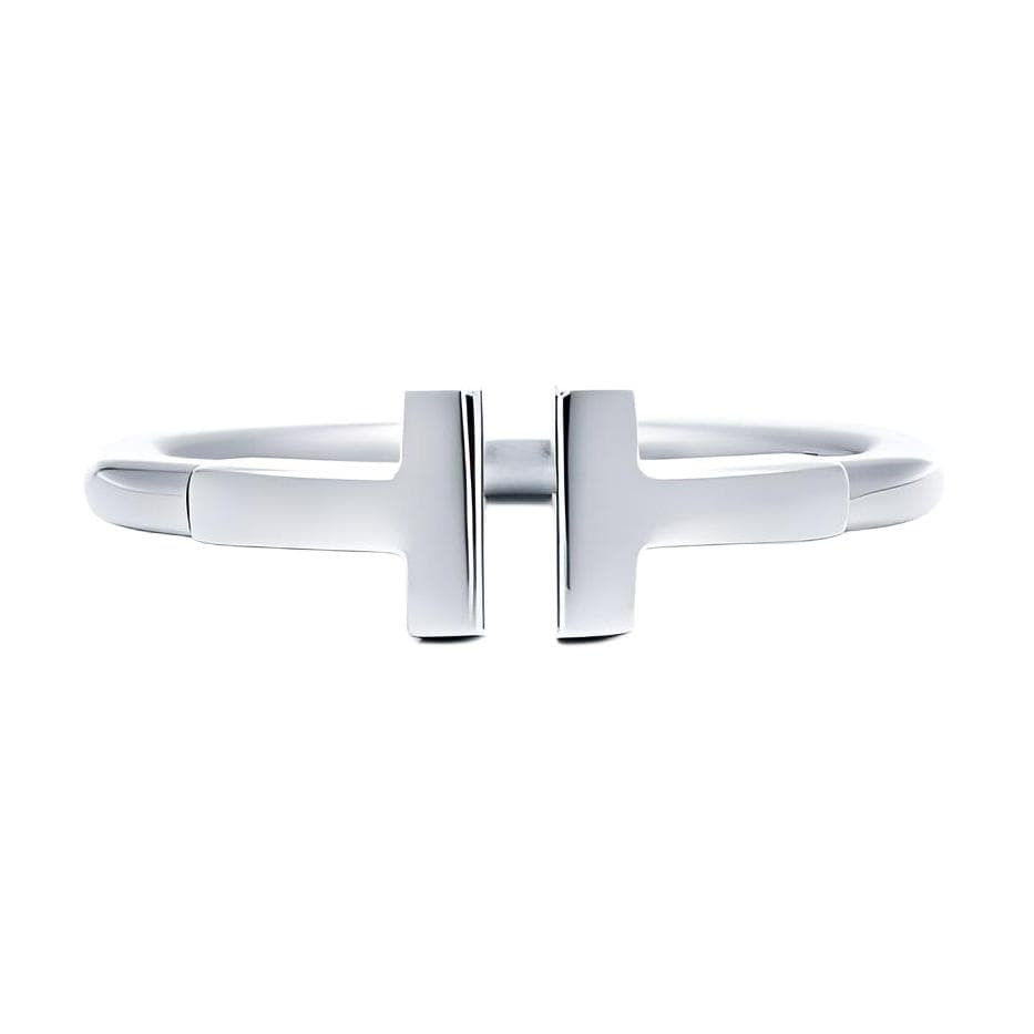 Кольцо Tiffany & Co. T Series 18K White Gold Ring - изображение 3