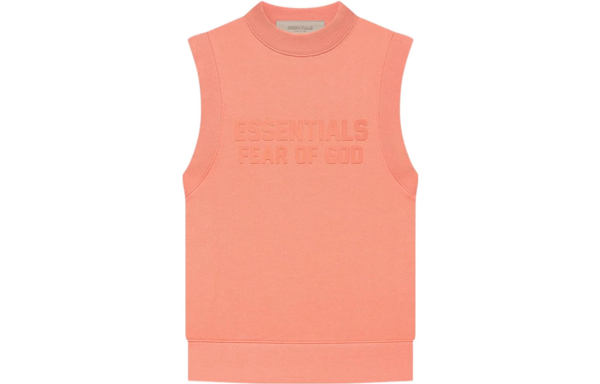 Fear of God Essentials FW22 Kids Vest Coral Logo - изображение 1