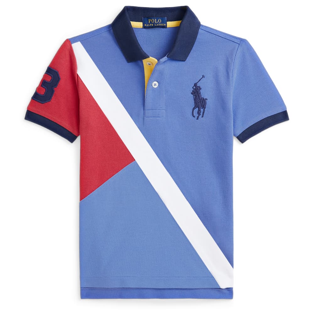 Polo Ralph Lauren Хлопковая сетчатая ткань с цветочным узором многоцветное детское поло - изображение 1