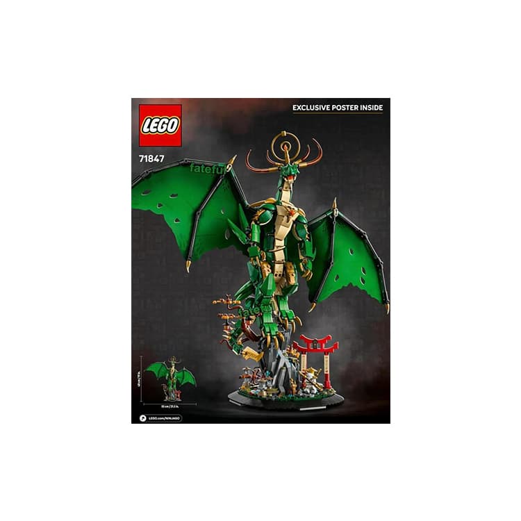 Конструктор LEGO Ninjago The Хранитель Дракон Сборный конструктор 1650 деталей 71847 - изображение 3