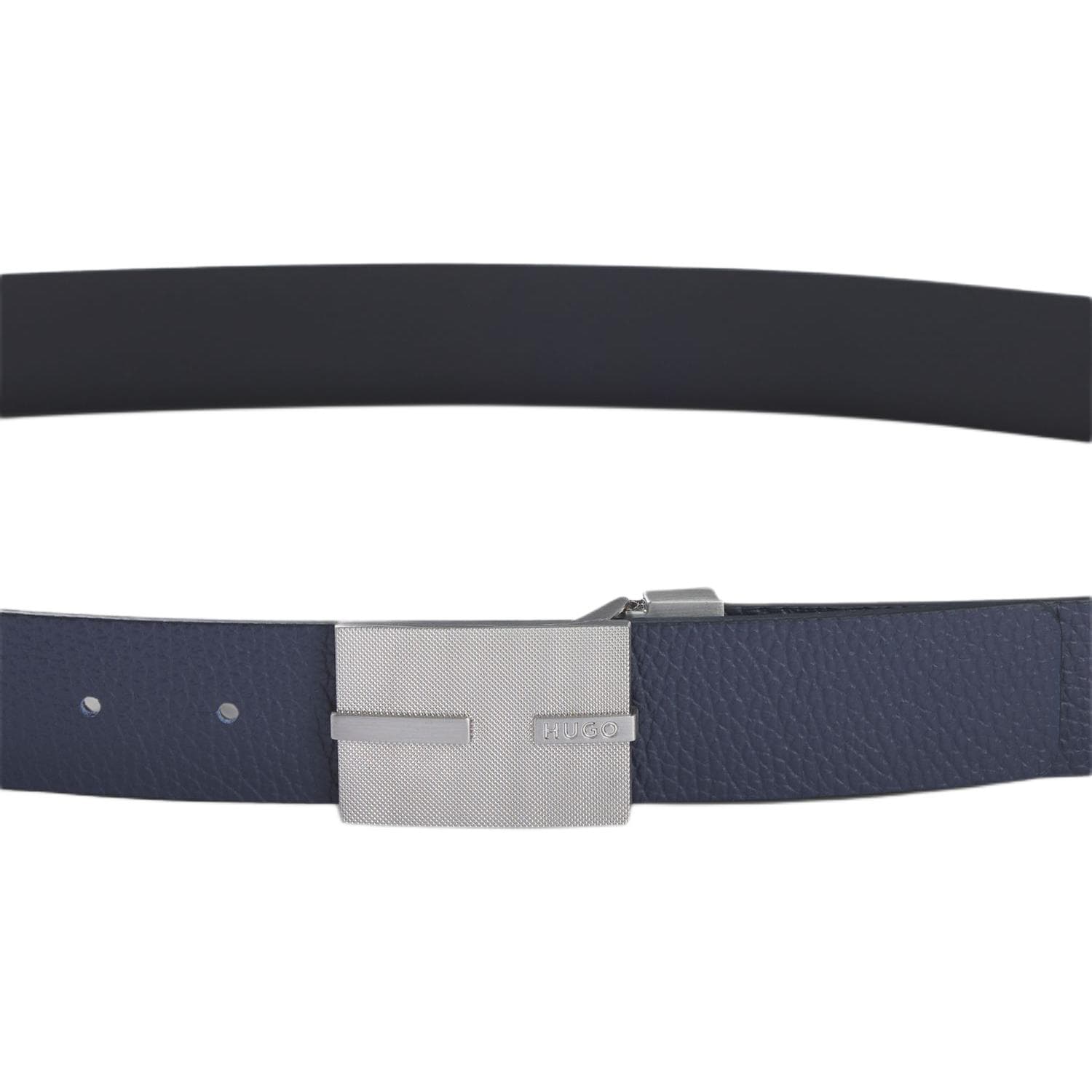 Ремень HUGO BOSS Smooth Clasp Кожаный Ремешок Мужской Зеленый 3,5 см - изображение 2