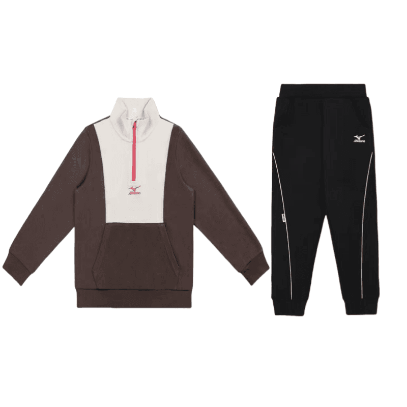 Mizuno Коричневый+Черный Kids Повседневные Спортивные Костюмы Наборы - изображение 1
