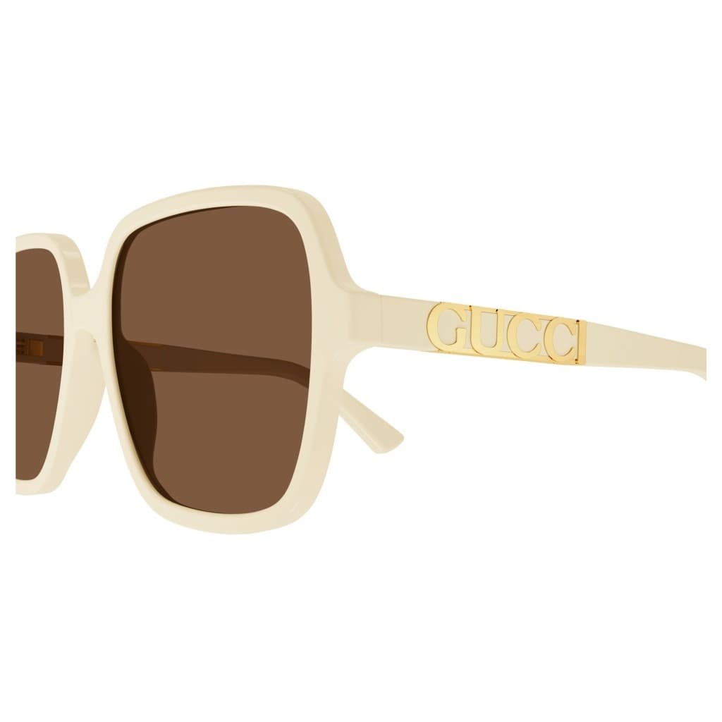 Солнцезащитные очки Gucci Classic Square Sunglasses White - изображение 4