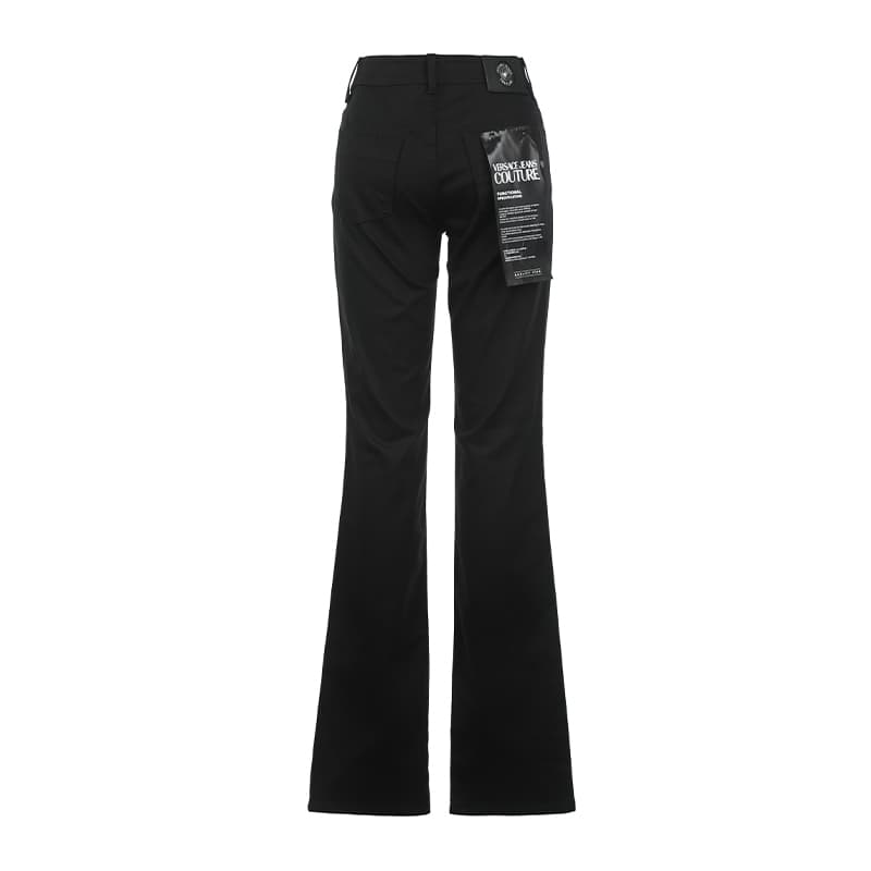 Джинсы VERSACE JEANS COUTURE SS25 Джинсы Женские Черные - изображение 2