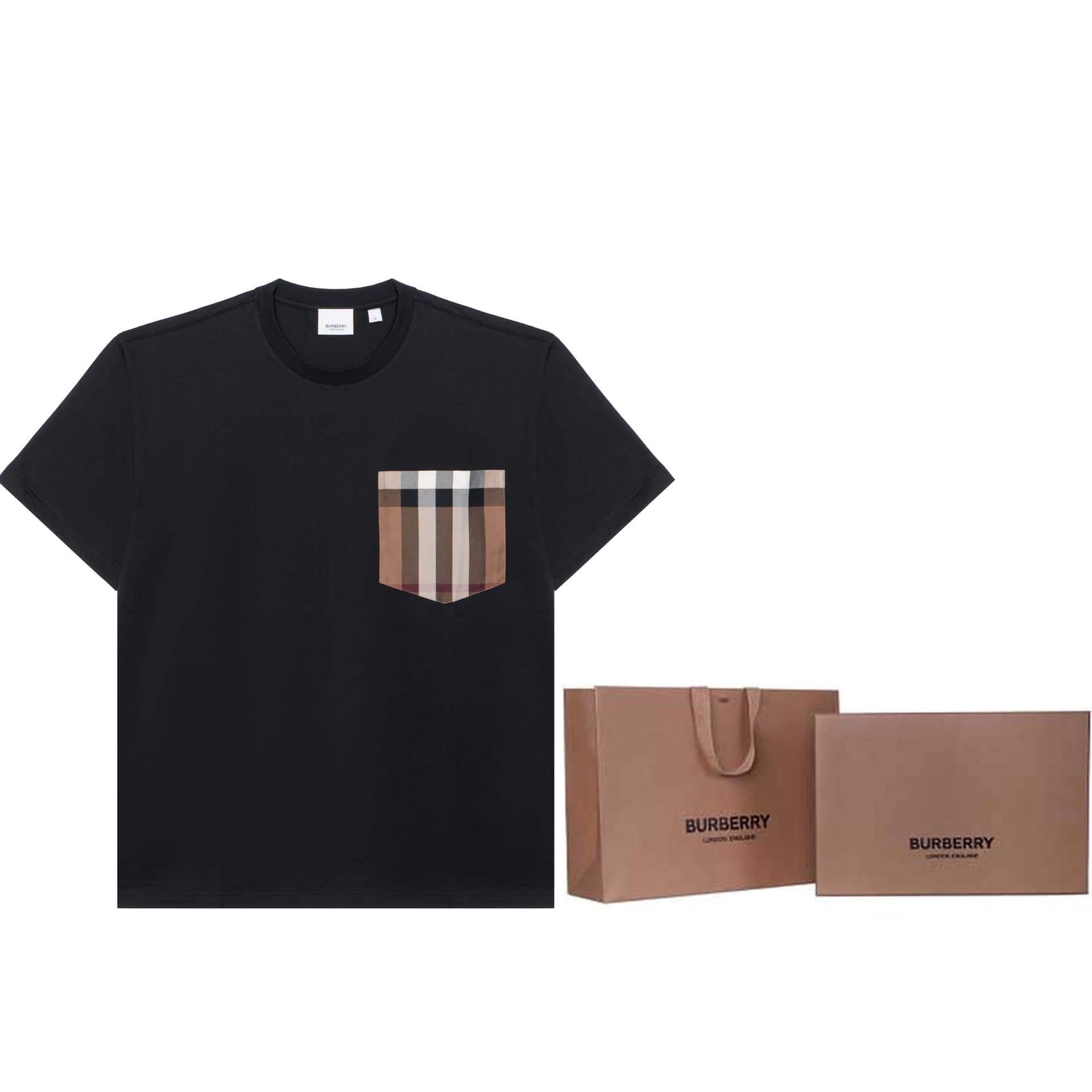 Футболка Burberry SS23 T Рубашка Женская Черная - изображение 6