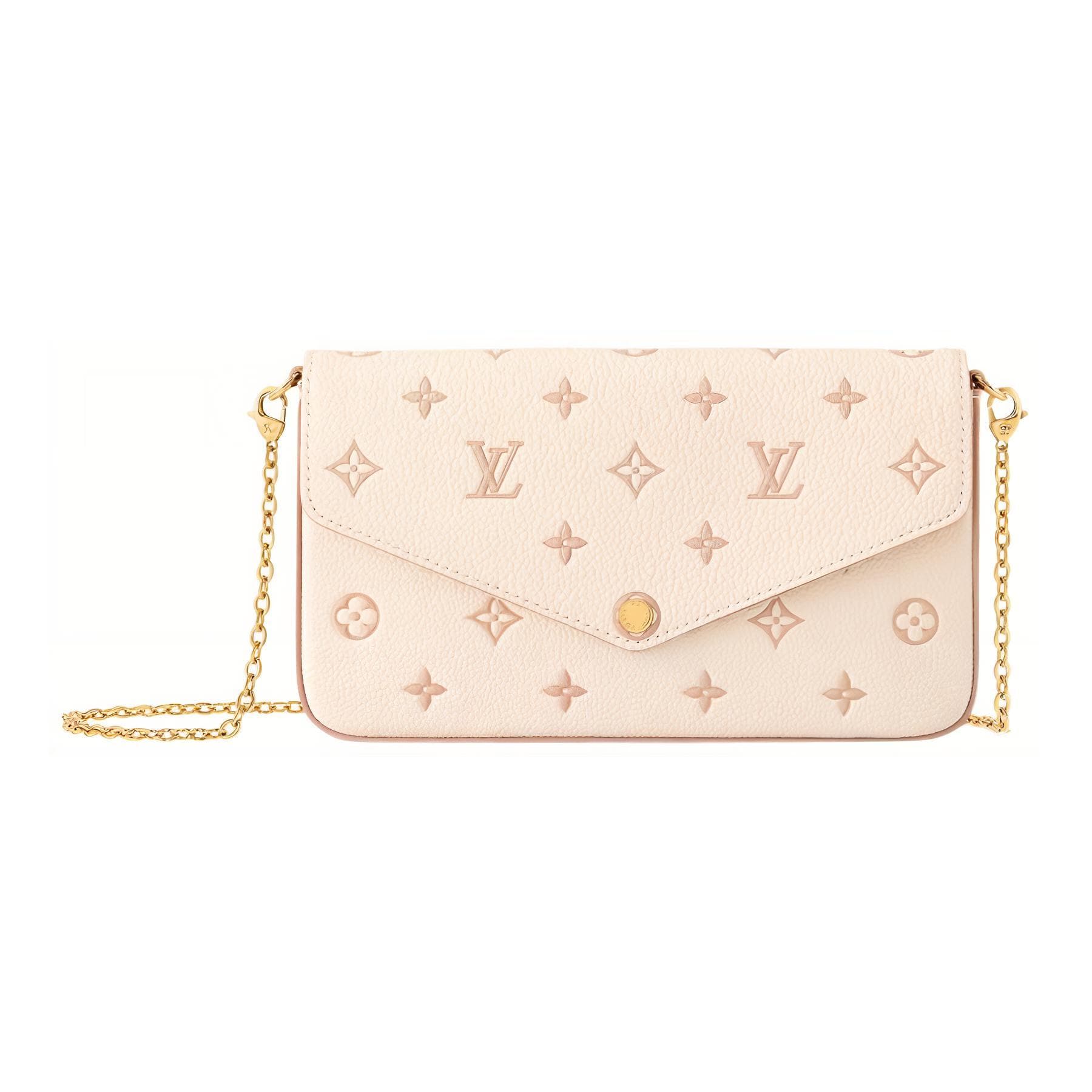 Сумка через плечо Louis Vuitton Pochette Félicie Beige - изображение 1