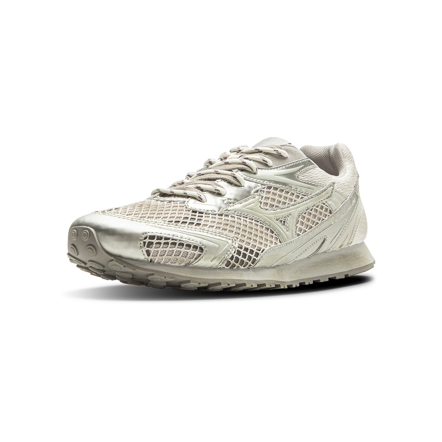Кроссовки Mizuno LG 60S 2K 1,0 Low Топ Повседневная обувь Унисекс Waffle Золото - изображение 2