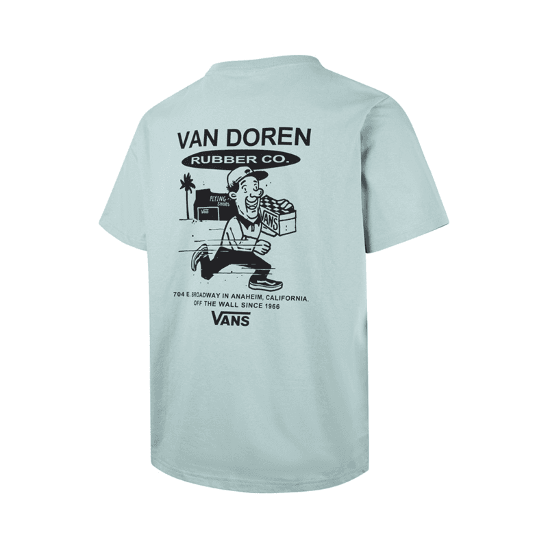Футболка VANS Серый Зеленый Мужская Футболка - изображение 2