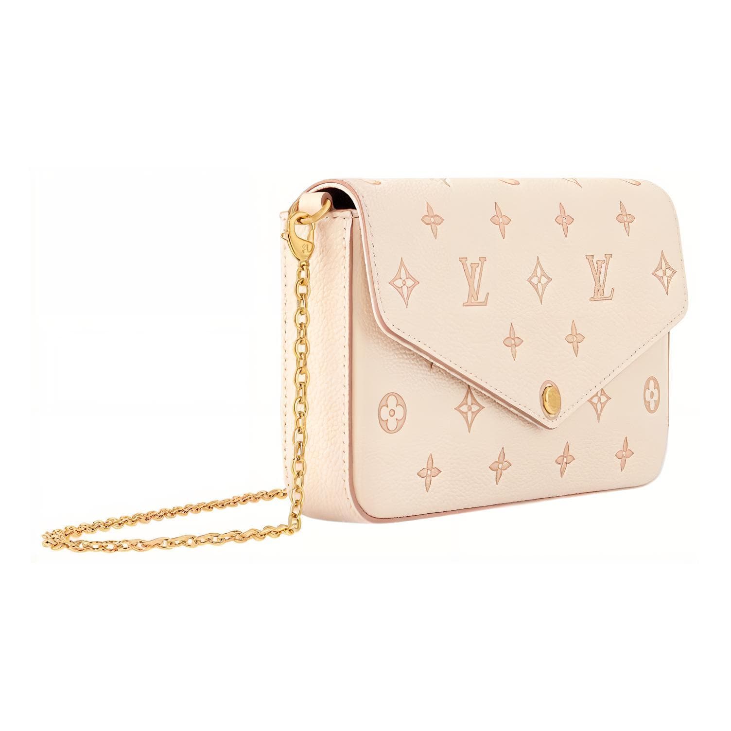 Сумка через плечо Louis Vuitton Pochette Félicie Beige - изображение 2
