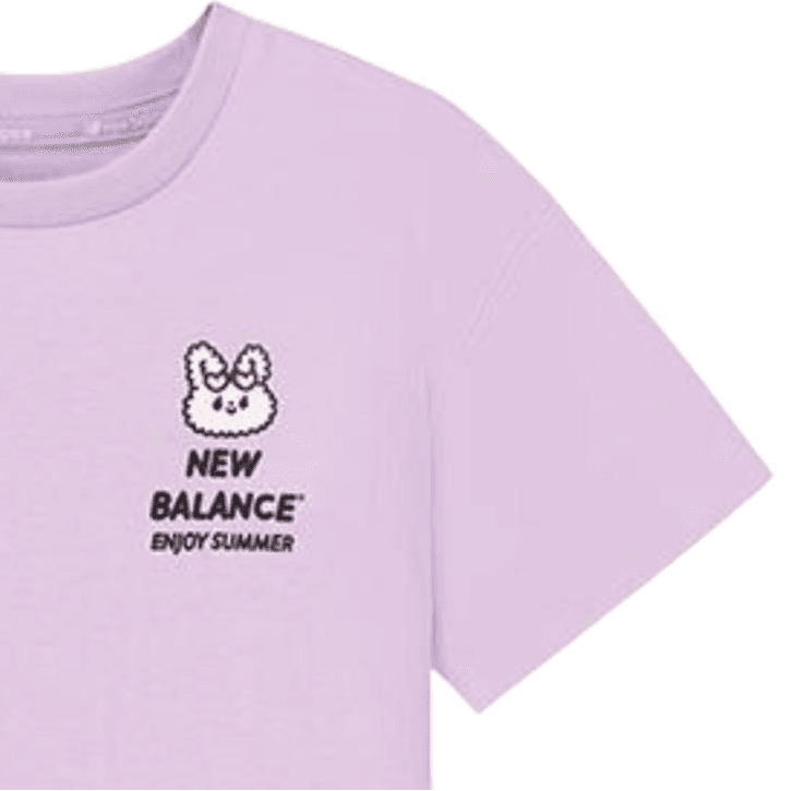 Футболка New Balance Printed Crew Tee Purple - изображение 3