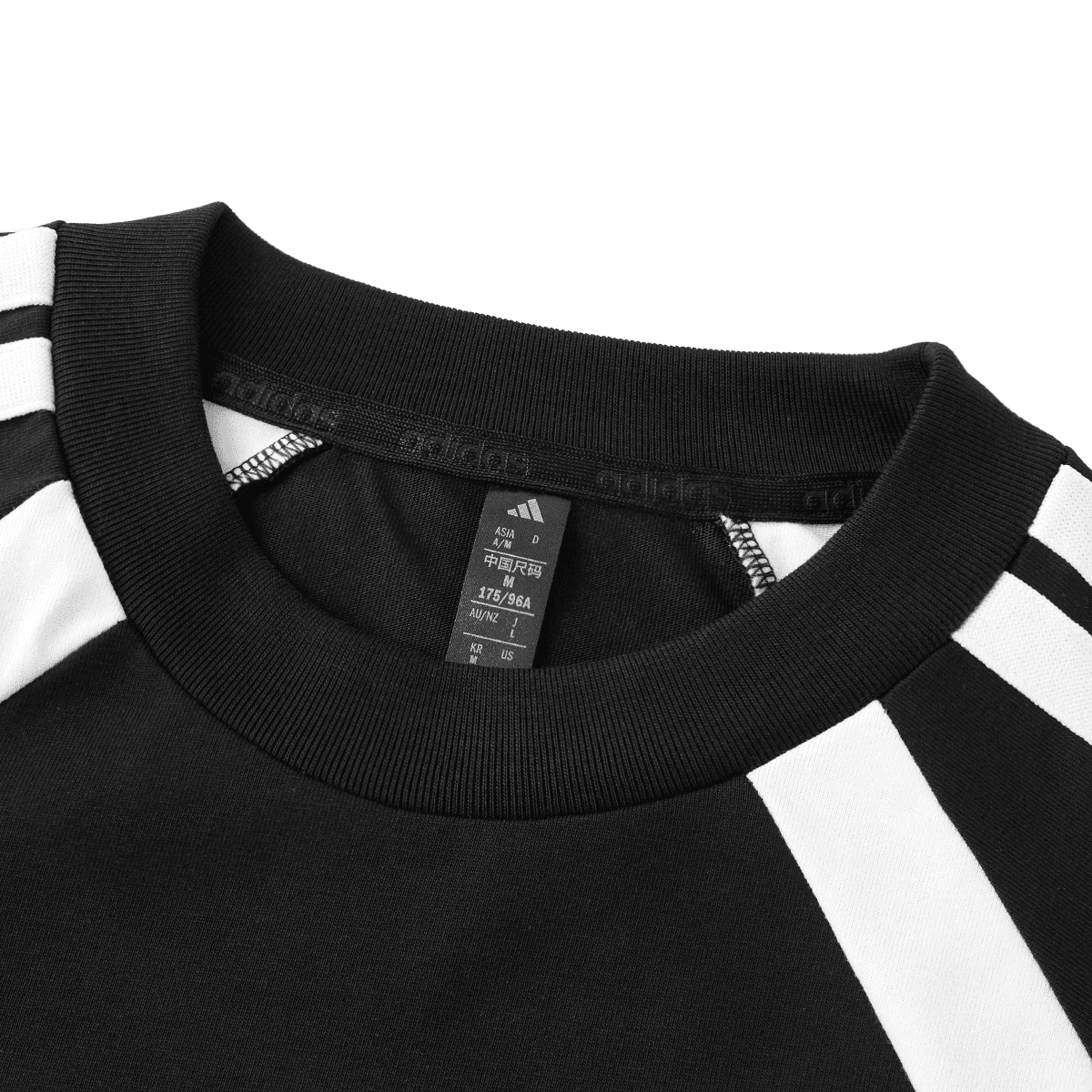 Футболка Adidas 3 Stripes T-Shirt Мужская Черная - изображение 3