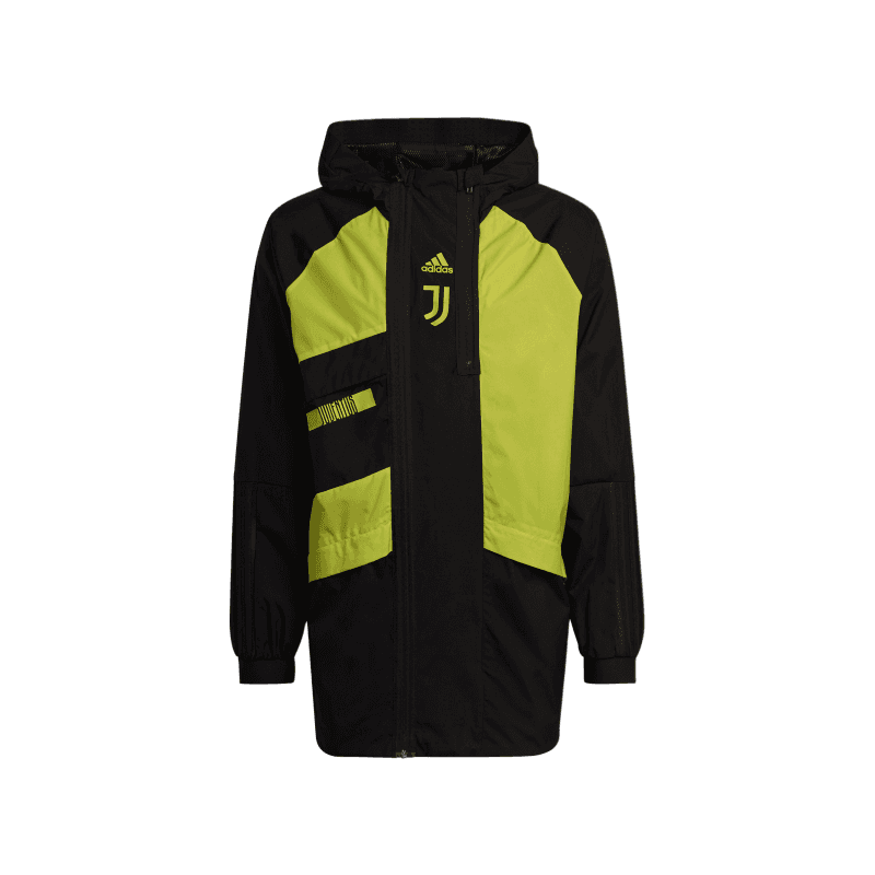 Куртка Adidas Juventus Куртка Мужская Черная Зеленая SOUR Желтая - изображение 1