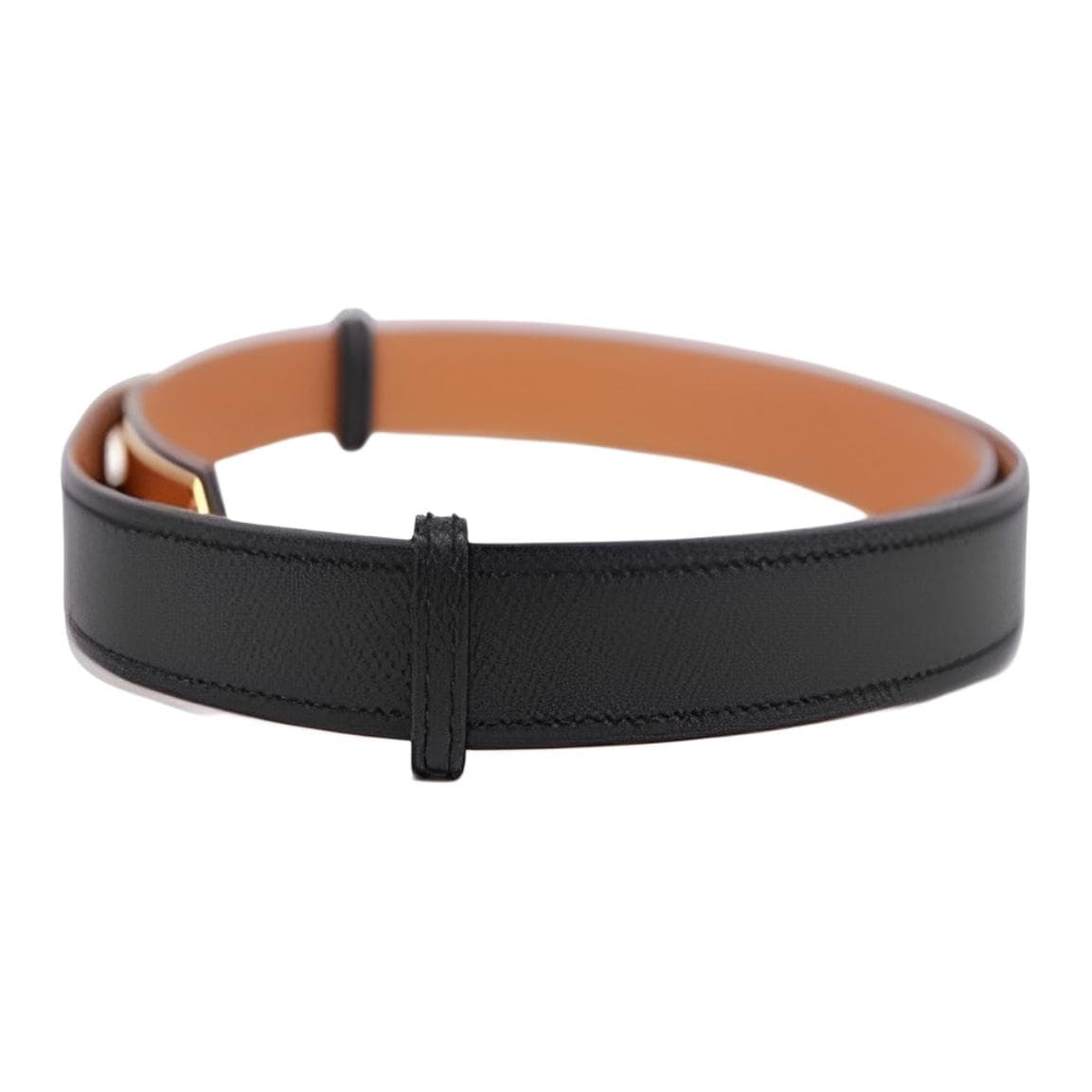 Ремень Hermes Kelly Epsom Belt Black 1.8cm - изображение 2