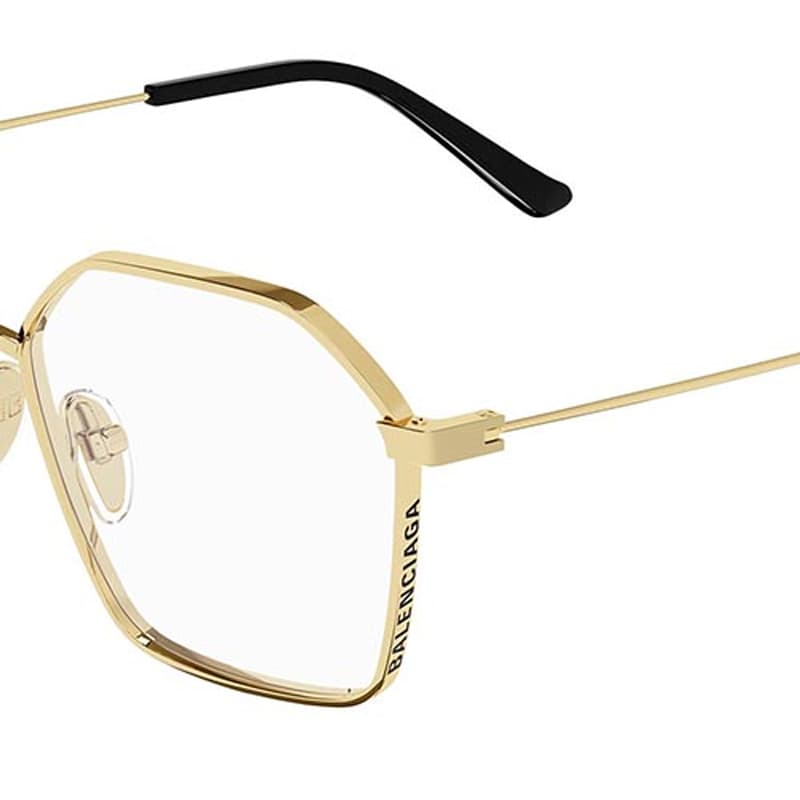 Оправа Balenciaga Metal Irregular Optical Frame Gold - изображение 3