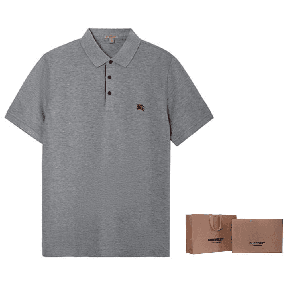 Поло Burberry Polo Shirt Light Grey - изображение 9