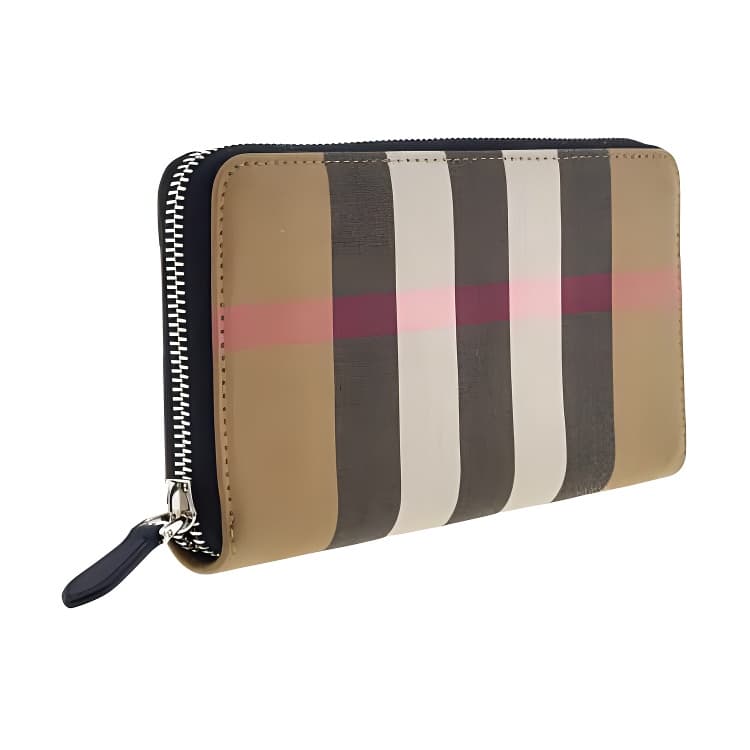 Кошелек Кошелек из коровьей кожи Burberry женский светлый янтарный - изображение 2