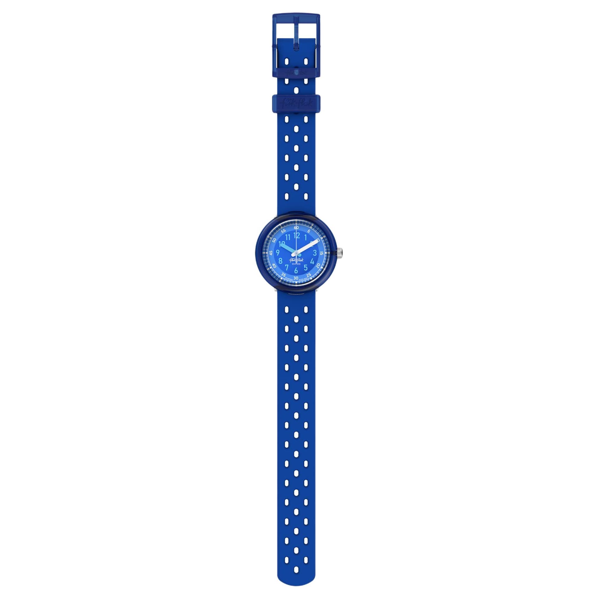 Часы SWATCH FLIK FLAK BUBBLY HOURS Кварцевый механизм 30 м Водонепроницаемые Женские Часы 31,85 мм Синий Циферблат - изображение 3