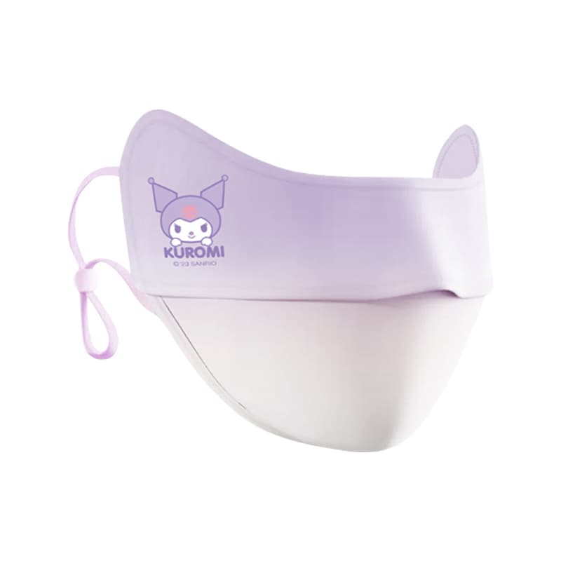 Sanrio x Куроми x Hello Kitty Тонкий солнцезащитный дышащий маски с UV-защитой 100% полиамид детский - изображение 1