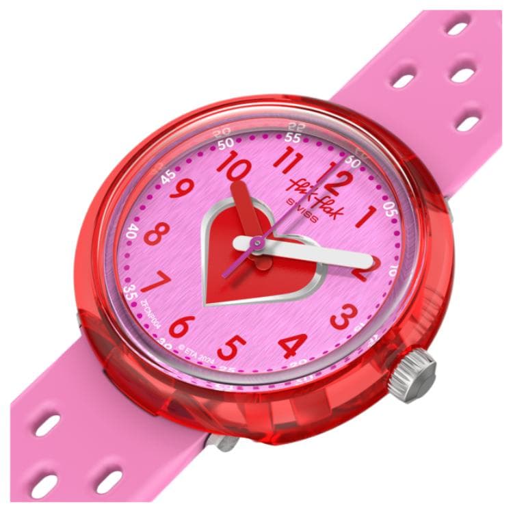 Часы SWATCH FLIK FLAK BUBBLY HOURS Кварцевый механизм 30 м Водонепроницаемые Женские Часы 31,85 мм Розовый Циферблат Часов - изображение 2