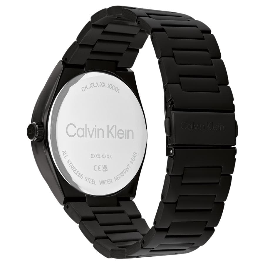 Механические часы Calvin Klein Мужские часы Кварцевый механизм Черный циферблат - изображение 3