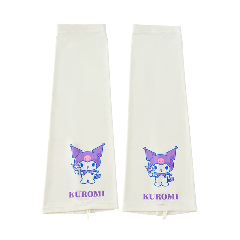 Sanrio x Куроми летний свободный тонкий дышащий защита рук велоспорт охлаждающие рукава ледяной шелк 95% полиэстер, 5% эластан солнцезащитные рукава женский - изображение 1