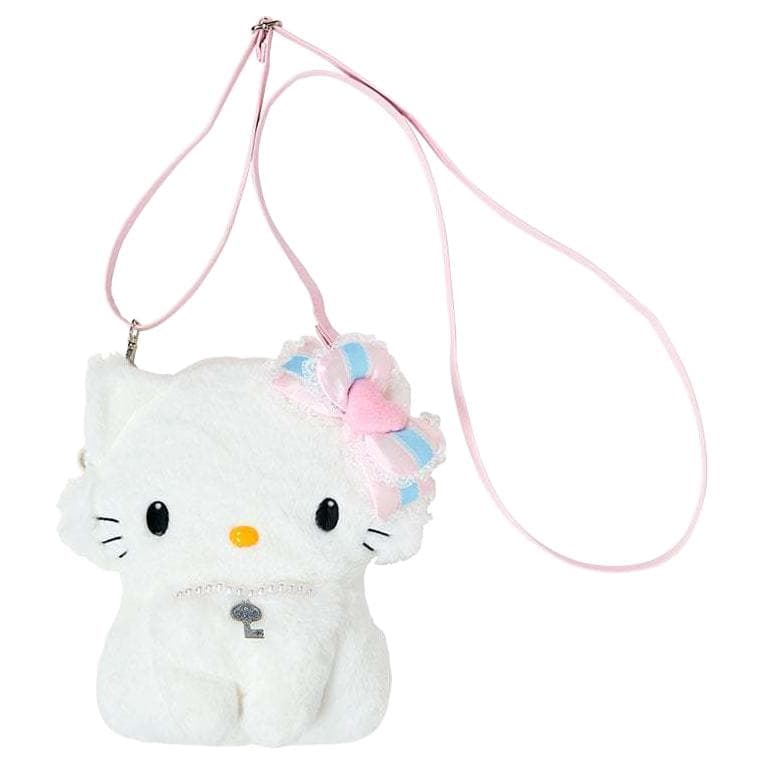 Сумка через плечо Sanrio Искусственный мех Сумка через плечо Мини Женская Белая - изображение 2