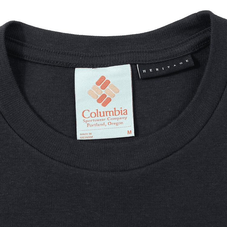 Футболка COLUMBIA SS25 T Рубашка Унисекс Черная - изображение 3