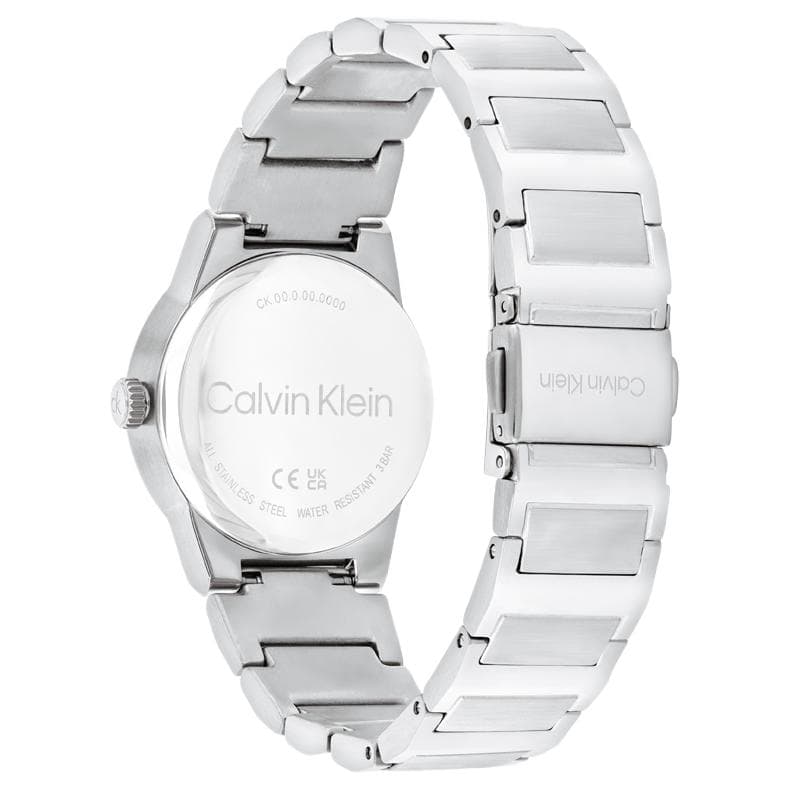 Механические часы Calvin Klein Кварцевый механизм Женские часы 32 мм Белый - изображение 3