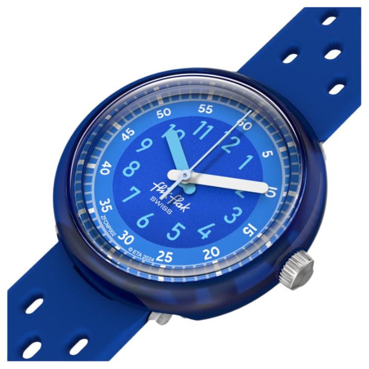 Часы SWATCH FLIK FLAK BUBBLY HOURS Кварцевый механизм 30 м Водонепроницаемые Женские Часы 31,85 мм Синий Циферблат - изображение 2