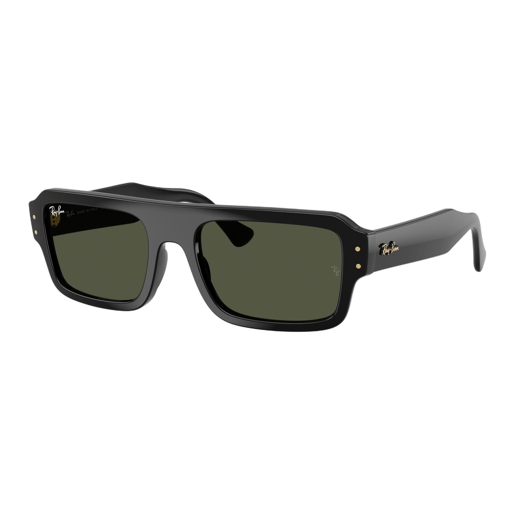 Солнцезащитные очки RayBan Пластиковая оправа прямоугольные солнцезащитные очки унисекс черный - изображение 1