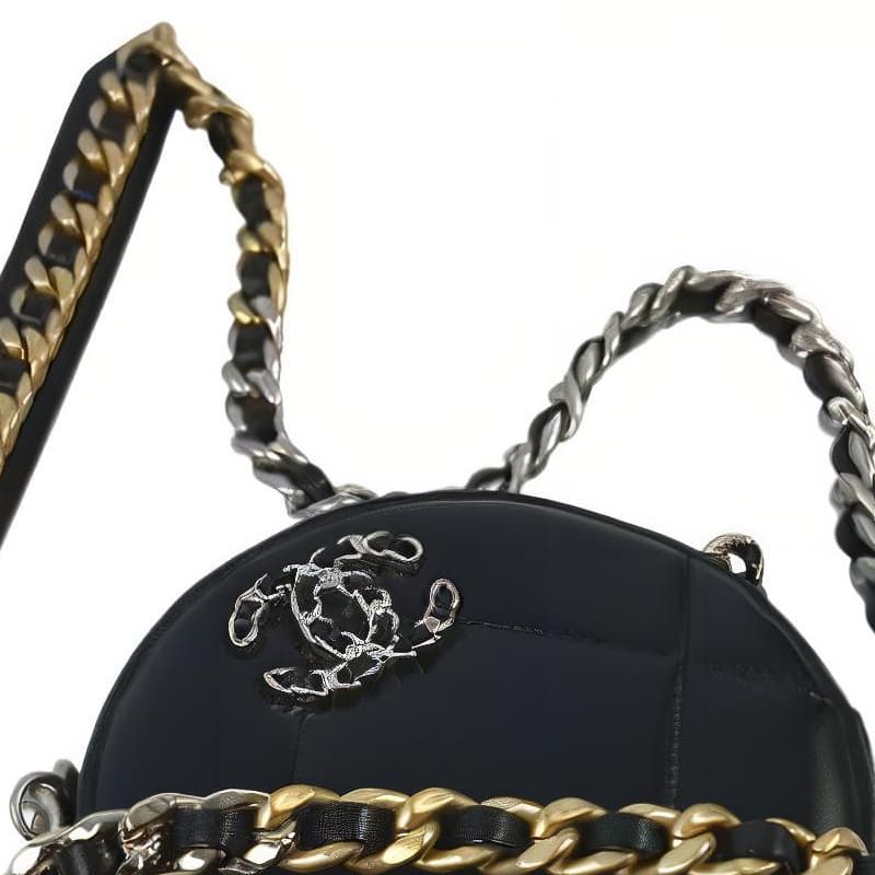 Сумка через плечо CHANEL 19 Bag Black Lambskin - изображение 4