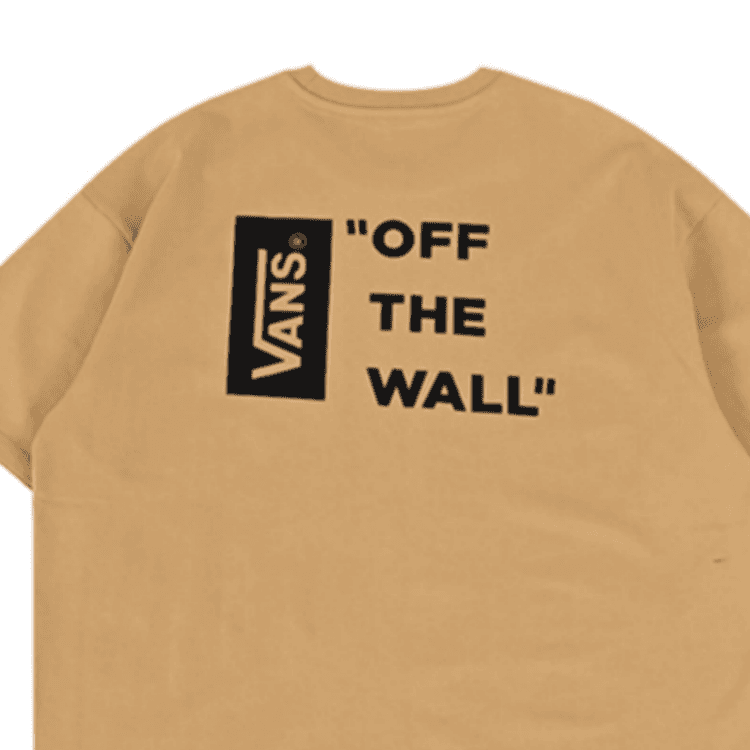 Футболка Vans off The Wall T-Shirt Мужская Хаки - изображение 3