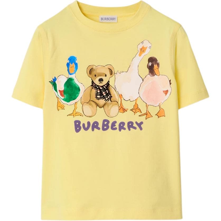 Футболка Burberry Thomas T Рубашка Желтая Детская - изображение 1
