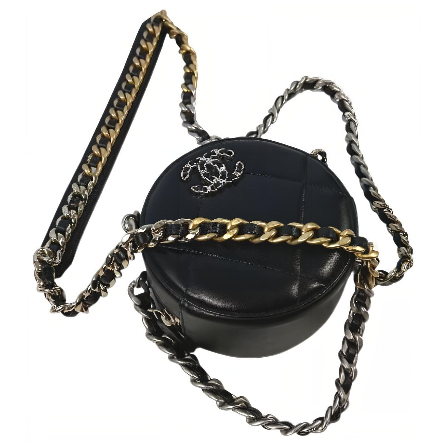 Сумка через плечо CHANEL 19 Bag Black Lambskin - изображение 2