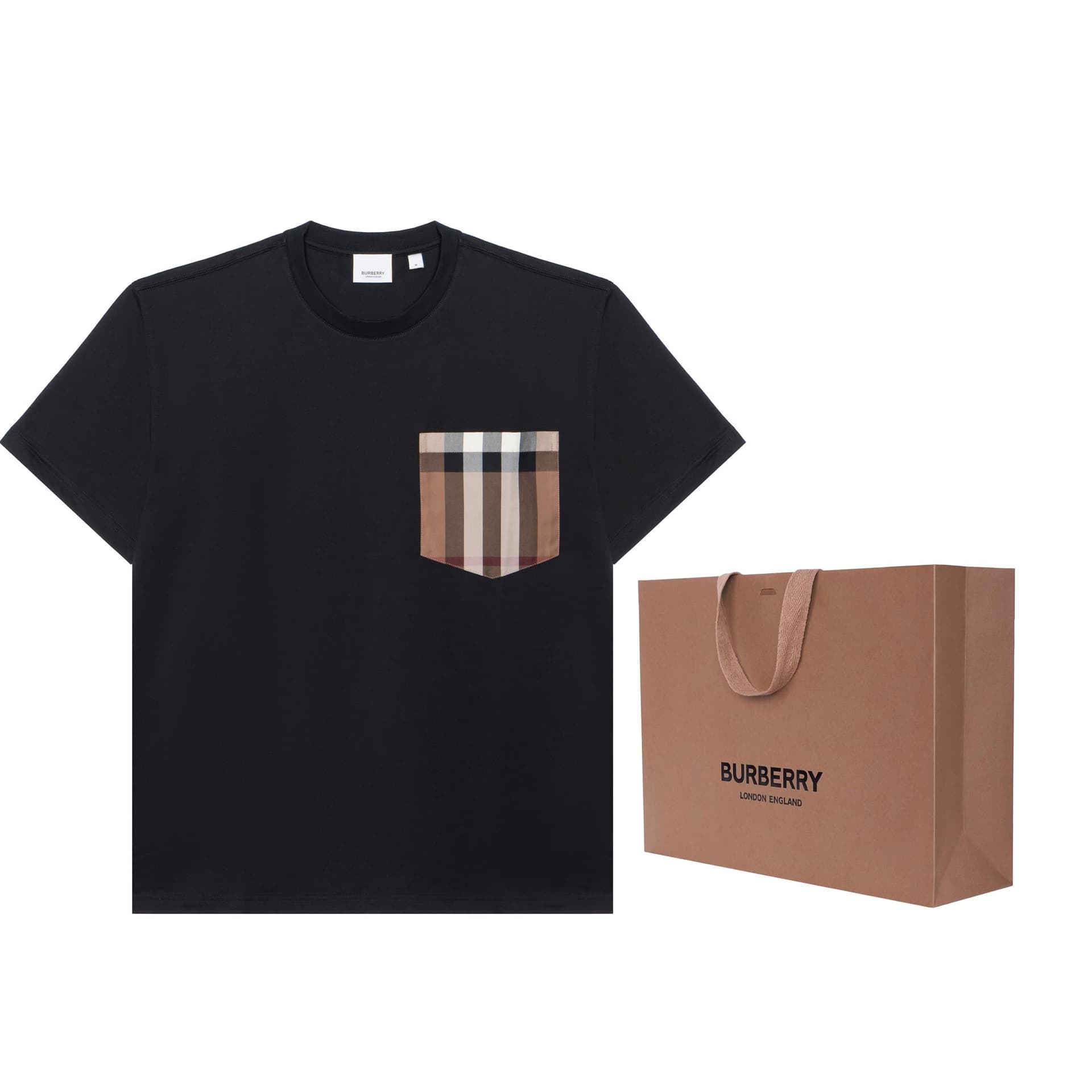Футболка Burberry SS23 T Рубашка Женская Черная - изображение 8