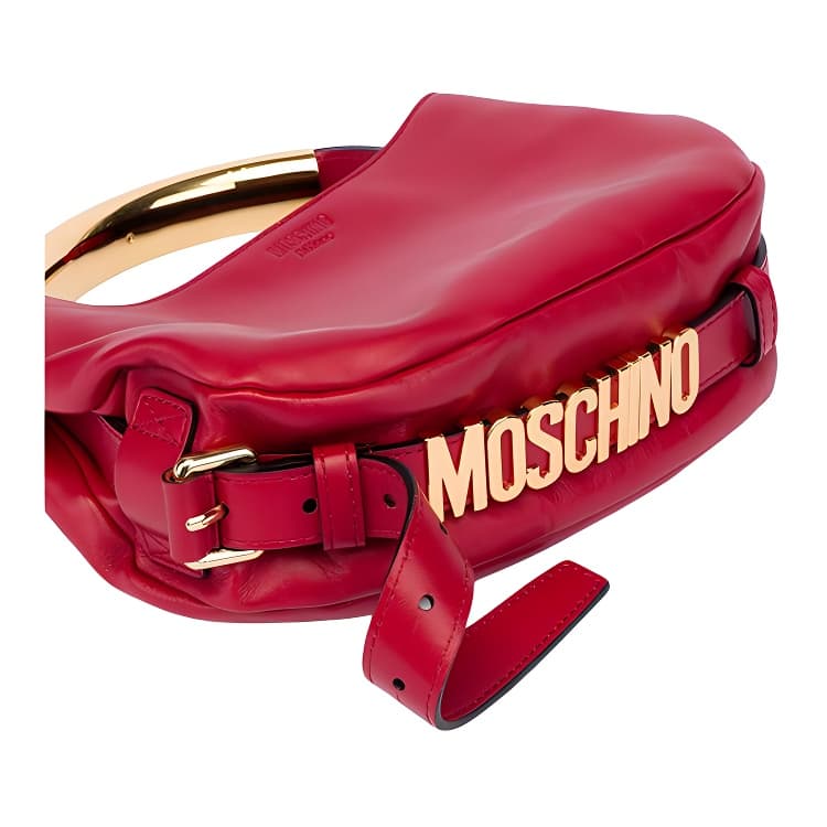Сумка Moschino Snake Year Limited Shoulder Bag Red - изображение 4