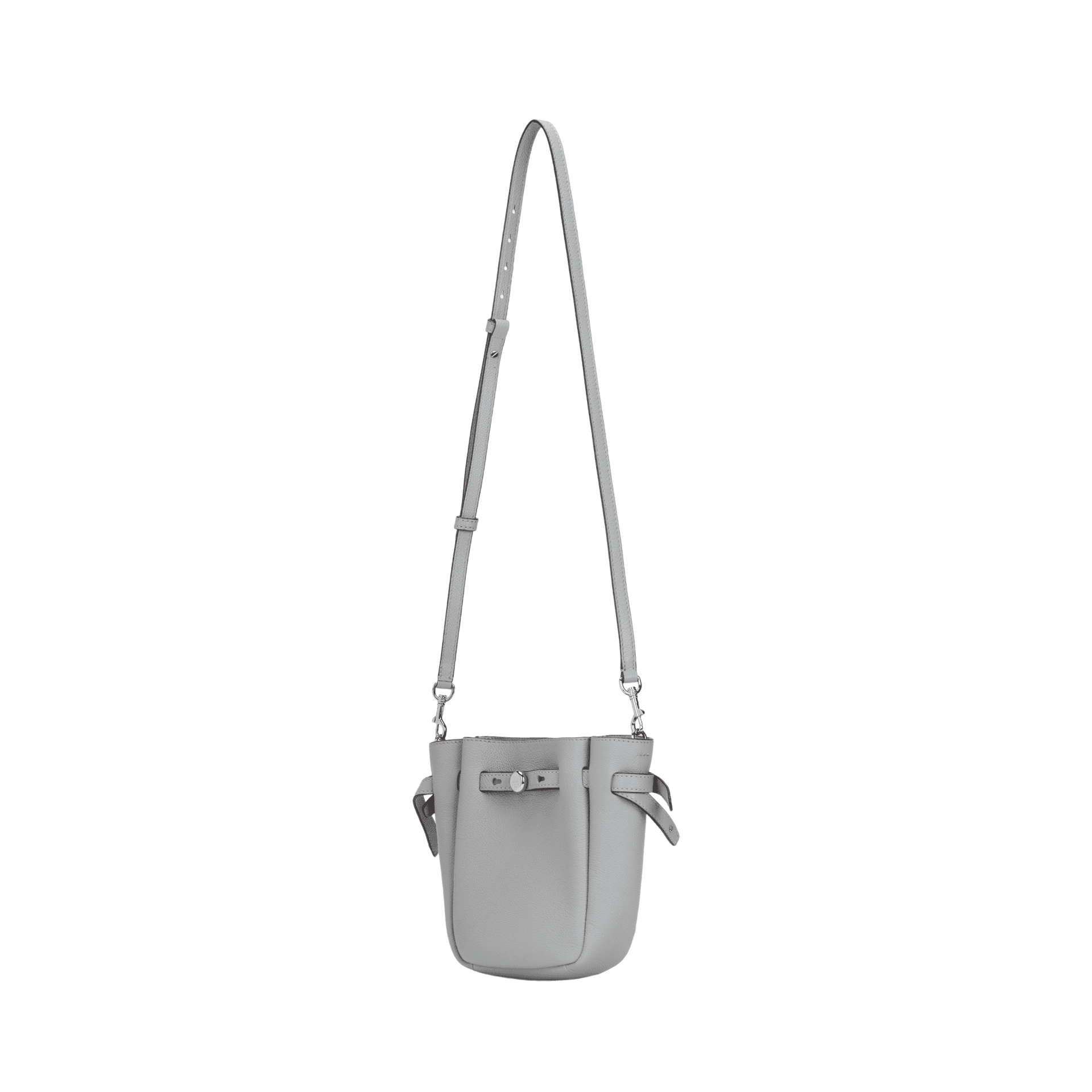 Мини-сумка Tory Burch Tory Burch Romy Коровья кожа Сумка через плечо Сумка на плечо Маленькая Женская Светло-пшеничная Серый - изображение 2